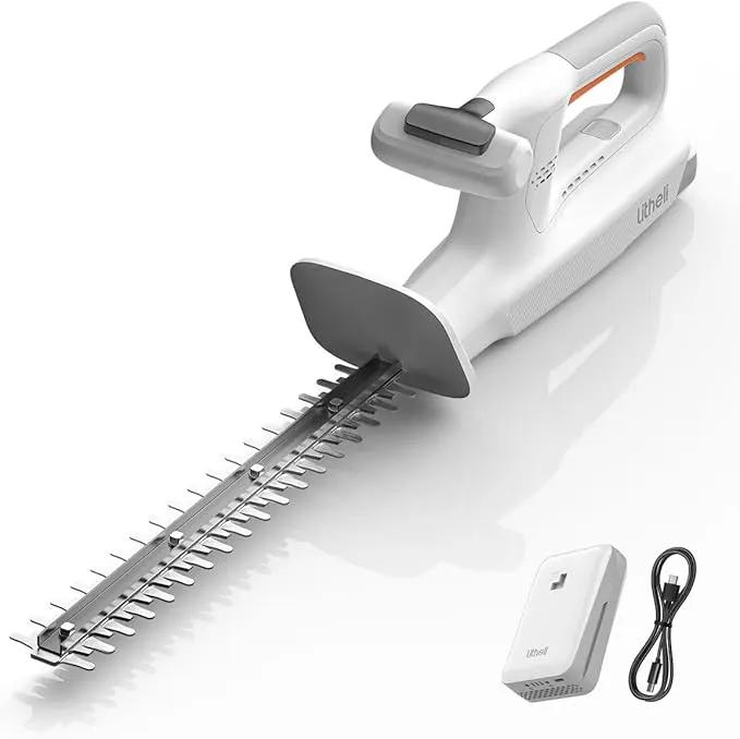 Litheli 20V Cordless Hedge Trimmer 16" (5/8" Cut), Handheld Shrub/Bush Trimmer, Lightweight for Thick Branches & Yard Work,Work with Litheli 20V System (2.5Ah Battery Incl.) by GreenHaven Gardens
