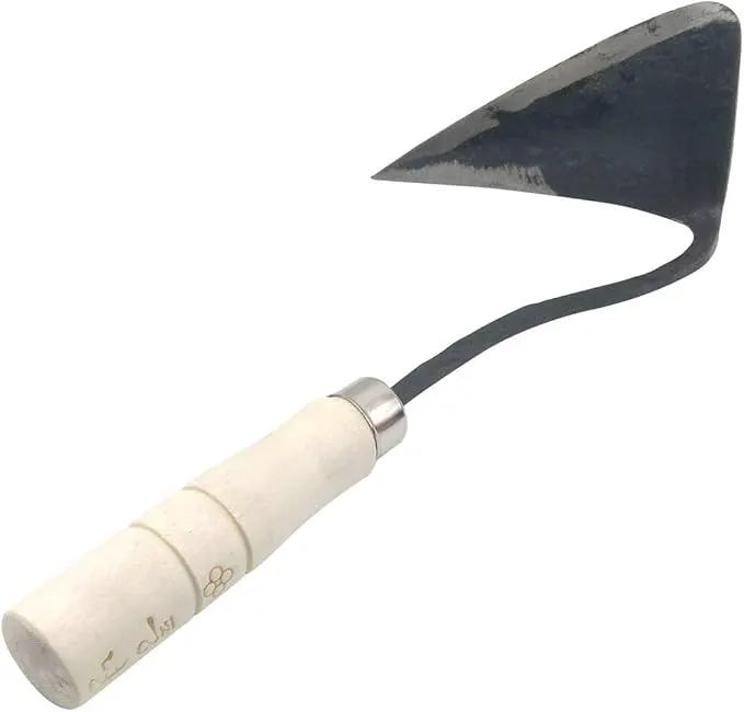 SUPIA Korean Gardening Tool ho-mi Hand Plow Hoe Spade, Trowel, Weeder, and More! an Excellent Tool for use in Any Vegetable or Flower Garden (General Triangle) by GreenHaven Gardens