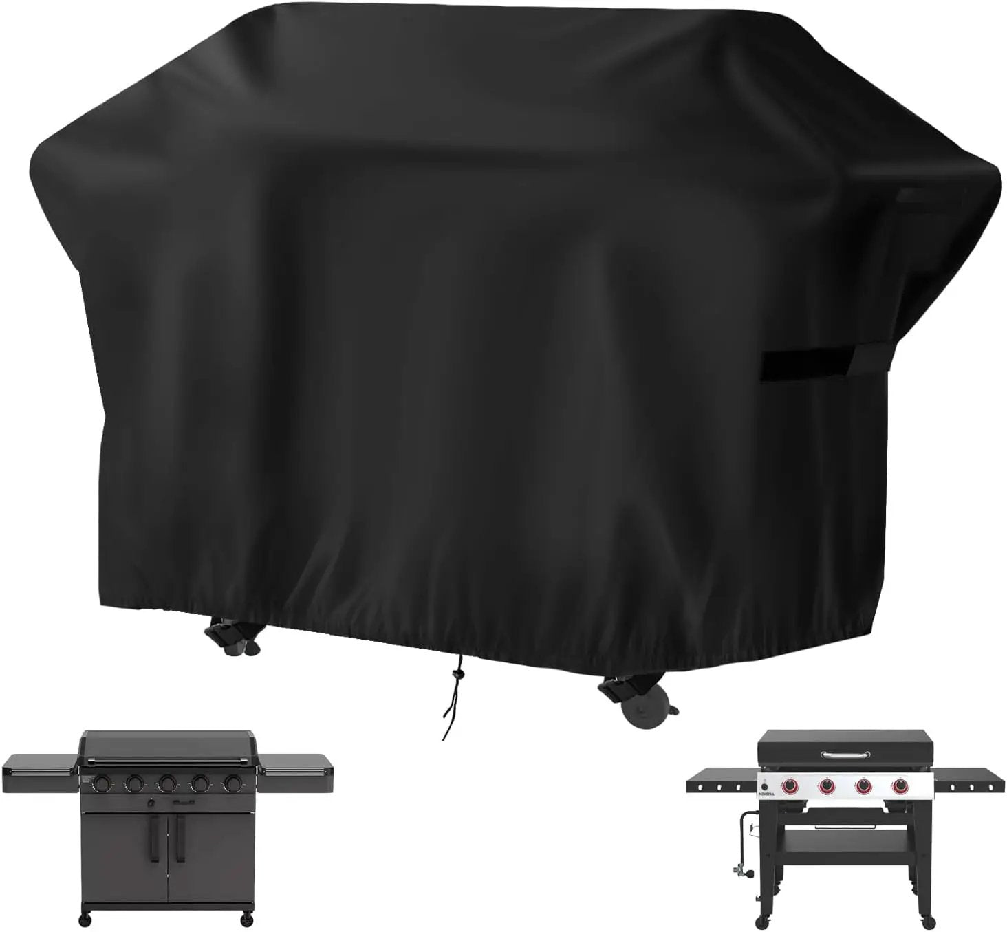 Flat Top Grill Cover for Nexgrill Daytona 4-Burner Propane Gas Griddle，Heavy Duty Waterproof Gas Griddle Cover for Member Mark Pro Series 5-Burner Gas Griddle, 68" W x 29" D x 36" H by GreenHaven Gardens