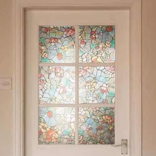 d-c-fix 346-0431-3PK Self-Adhesive Privacy Glass Window Film Venetian Garden, 17" x 78" Roll, 3-Pack by GreenHaven Gardens
