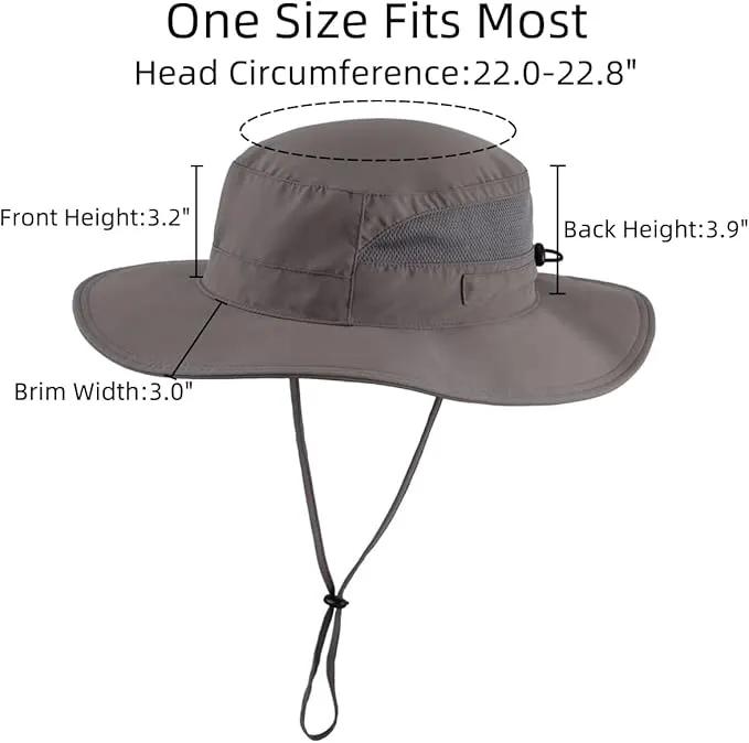 Connectyle Women's UPF 50+ Sun Hat UV Protection Wide Brim Bucket Hat Summer Beach Hats Fishing Hiking Outdoor Safari Hats by GreenHaven Gardens