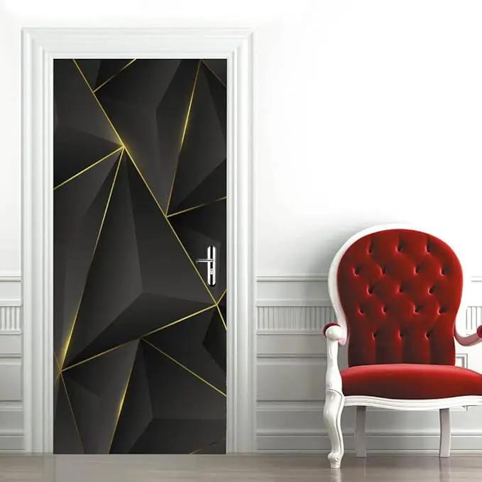 3D Peel and Stick Murals - Three-dimensional Wallpaper Self-adhesive Decals Removable PVC Waterproof Door Poster for Bedroom Living Room Wall Decoration 31.5 x 78.7 inch by GreenHaven Gardens