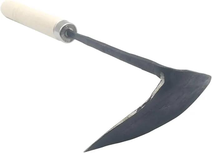 GARASANI Hoe Hand Plow Hoe Korean Style Ho-Mi - Best Organic Gardening (Inverted-Triangle) by GreenHaven Gardens