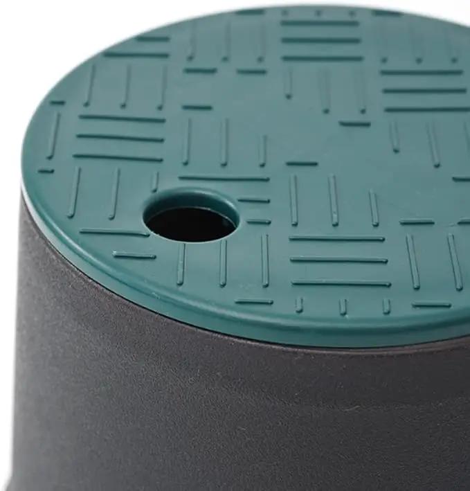5 Pack Valve Box Cover, ID 5.5" OD 6" Universal Round Valve Box Cover Lid Replacement for Sprinkler System Irrigation Circular Valve Box- Green (5 Pack) by GreenHaven Gardens