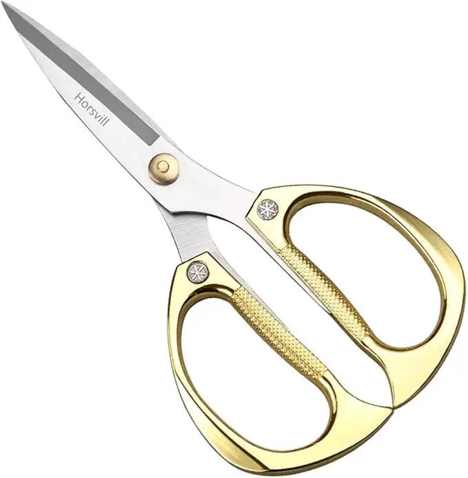 Indoor Plant Shears and Garden Scissors, Houseplant Shears Made of Japan SK5 Stainless Steel, Flowers Herbs and Plant Cutters, Clippers, Trimmers, Loppers, Bonsai Plant Pruning Scissors by GreenHaven Gardens