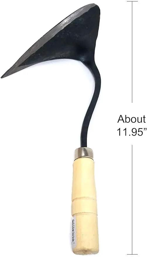 SERENITA Lawn Grass Edger Hoe Garden Tool Weeding Tools for Garden. Homi Korean Plow Easy Digger with Blade. Less Effort Easy Farming Tool 2pcs by GreenHaven Gardens