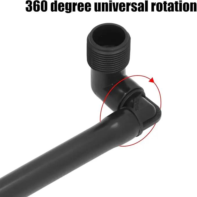 CHICIRIS 5PCS G3/4 External Thread Swing Joint Pipe, Rotatable Swing Joint Assembly Lawn Irrigation Tool, Adjust The Installation Height of The Sprinkler According to The Terrain by GreenHaven Gardens