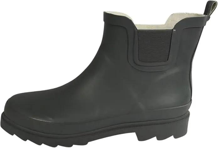 NORTY - Womens Ankle Rain Boots - Ladies Waterproof Winter Spring Garden Boot runs ½ size large by GreenHaven Gardens