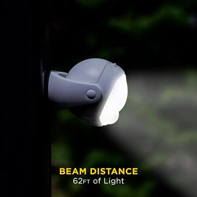 Limitless Innovations Lumenology Portable LED Motion Sensor Light Provides 148 Lumens with a 13 ft Detectable Range and Flexible Tripod Base with Magnetic Option – Indoor/Outdoor (White) by GreenHaven Gardens