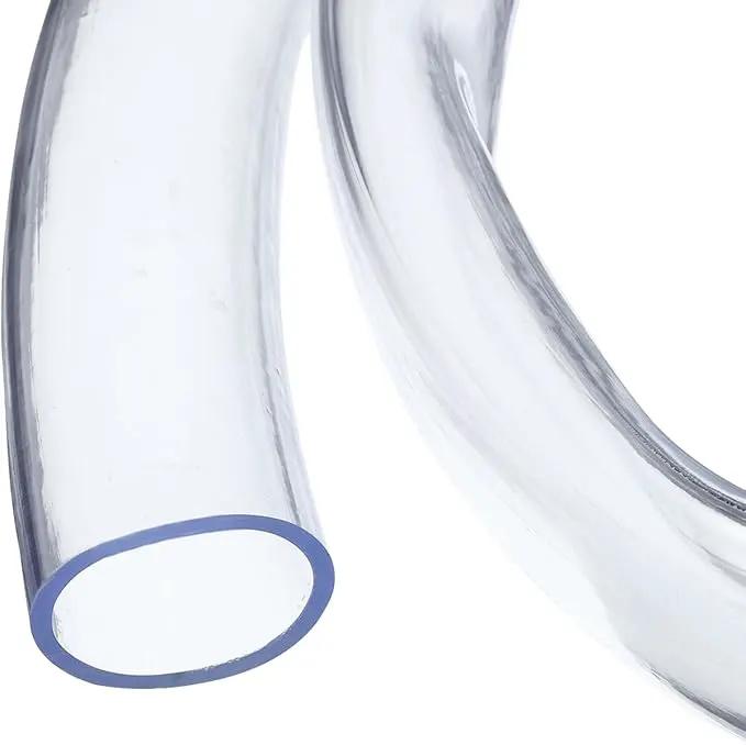 1 1/4" x 1 1/2" Clear Plastic PVC Tubing 5ft Flexible Vinyl Tube, [for Garden Irrigation, Water Hose, Fish Tank, Aquarium] - 31.8mm x 38.1mm by GreenHaven Gardens