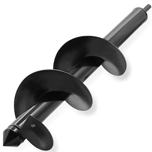 TCBWFY Auger Drill Bit for Planting 3.5"x16",Extended Length Garden Auger Spiral Drill Bit for Planting Bulbs Flowers,Planting Auger for Drill Post Hole Digger for 3/8”Hex by GreenHaven Gardens