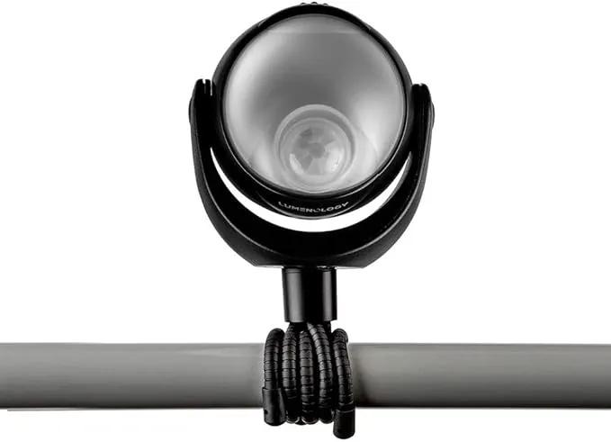 Limitless Innovations Lumenology Portable LED Motion Sensor Light Provides 148 Lumens with a 13 ft Detectable Range and Flexible Tripod Base with Magnetic Option – Indoor/Outdoor (Black) by GreenHaven Gardens
