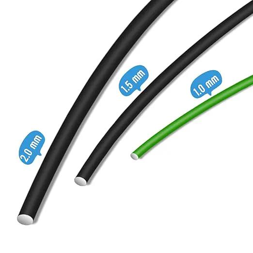 Sanlykate Bonsai Wire Tool Kit with Cutter, 5 Roll Tree Training Wires 164 Feet Total, 1.0mm, 1.5mm, 2.0mm Anodized Aluminum Wire Set, Hold Plant Branches Trunks (Black, Green, Brown) by GreenHaven Gardens