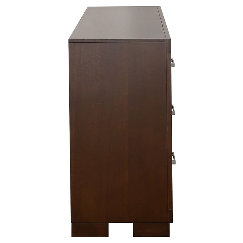 Jessica 6-drawer Dresser Cappuccino by Unique Piece Furniture
