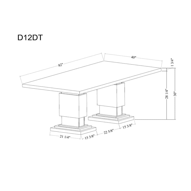 Stacey - Dining Table With Pedestal Base - Beige by Unique Piece Furniture