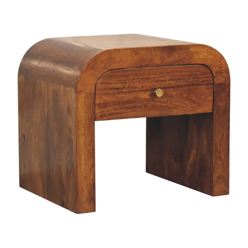 Mini Darcy - Nightstand With Curved Edges by HouseOfZazla