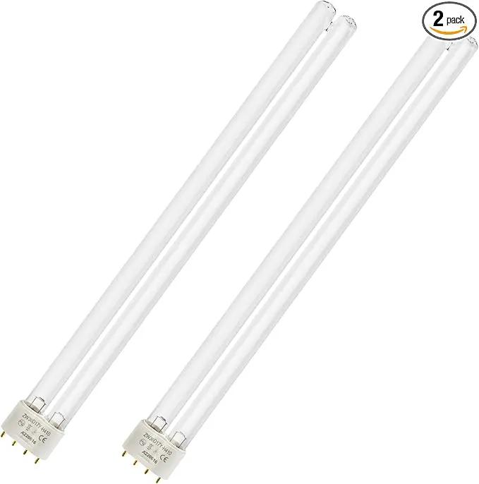 36 Watt UV Bulb Lamp for use with 2G11 (4-pin) Bulb Bases, a Fully Compatible Replacement for Jebao 36W PU-36W Filter(2 pcs) by GreenHaven Gardens