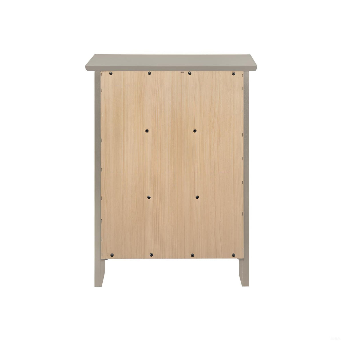 Dove Tailed Drawers 3 Drawer Nightstand with Real Wood Veneers - Pearl Silver, Pink, Dark Red, Dark Gray, photo 8 of 20
