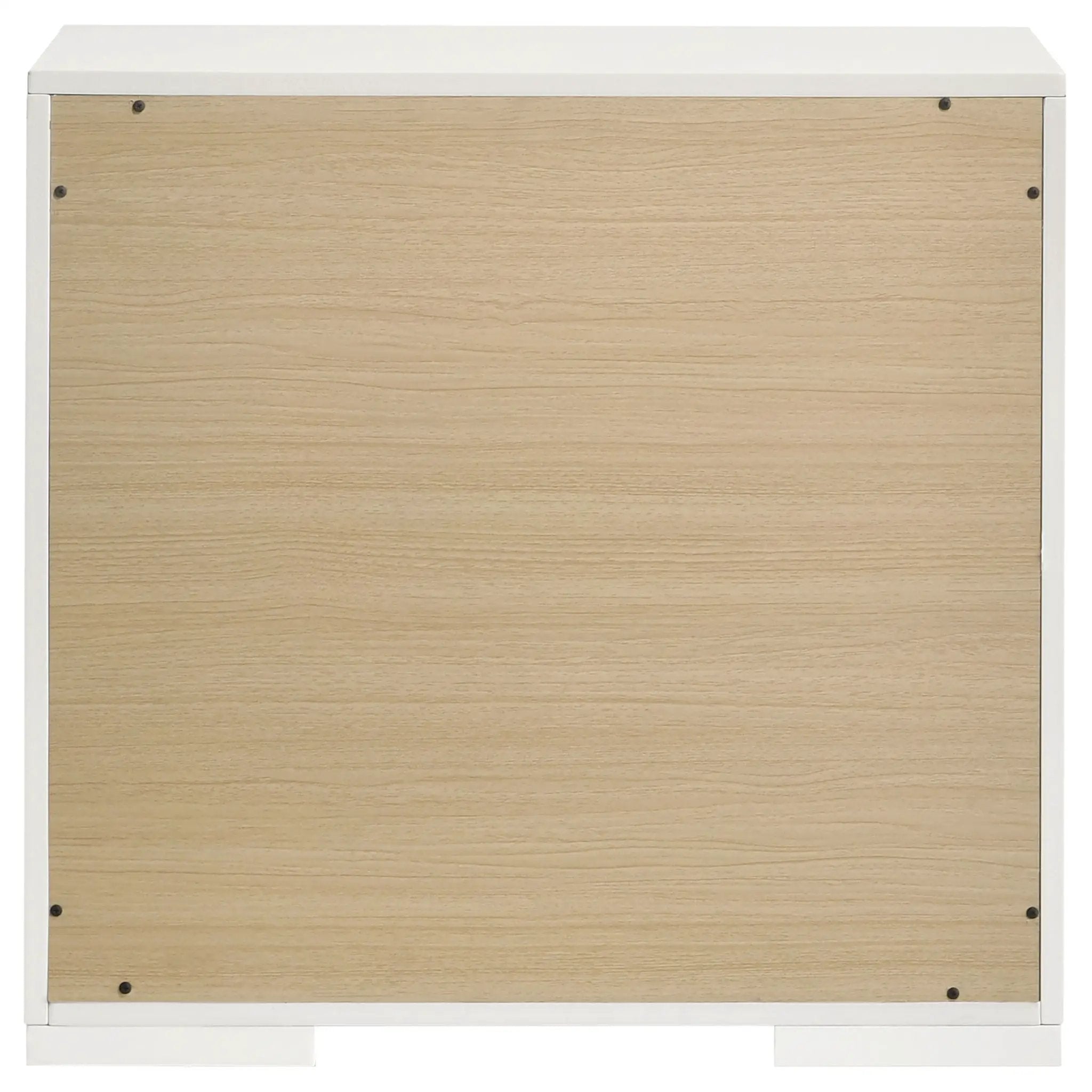 Ives 2-drawer Nightstand Bedside Table White High Gloss by Unique Piece Furniture