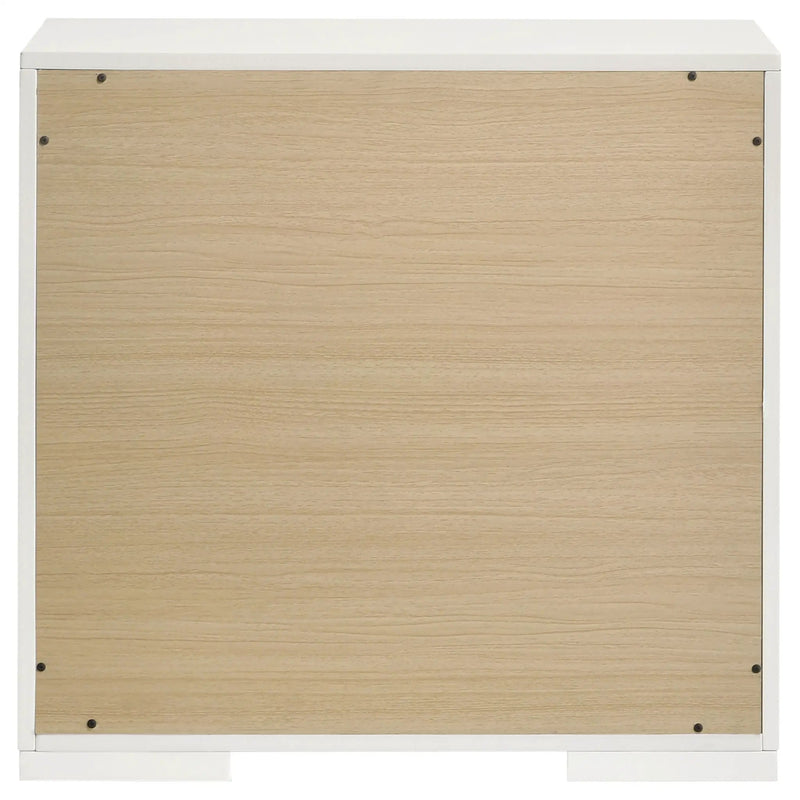 Ives 2-drawer Nightstand Bedside Table White High Gloss by Unique Piece Furniture