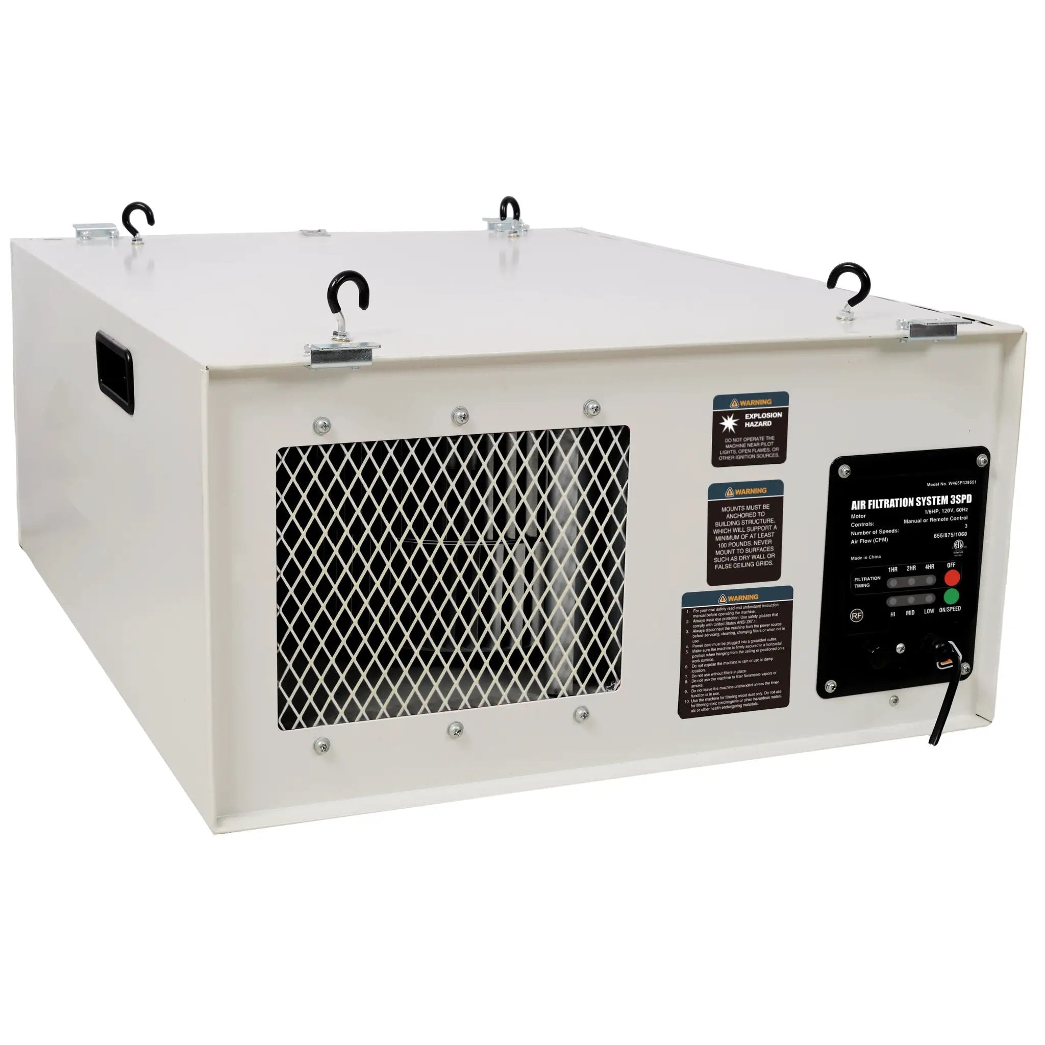Remote-Controlled Air Filtration System with 3-Speed Settings by HouseOfZazla