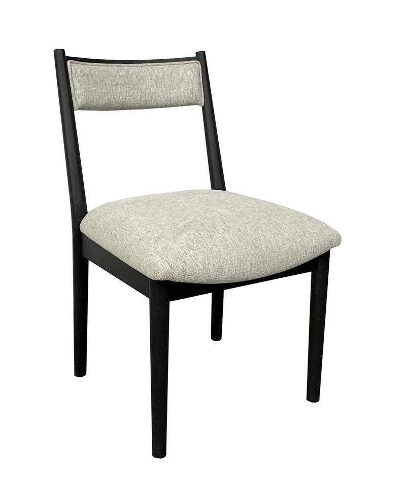 Upholstered Crescent Dining Chairs with Comfortable Upholstery - Peppercorn, photo 3 of 5