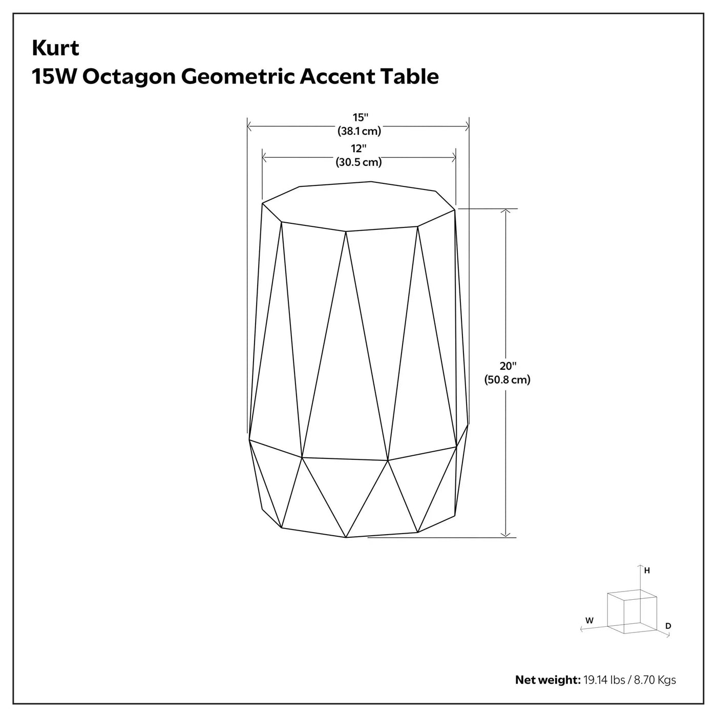 Kurt - Side Table by HouseOfZazla