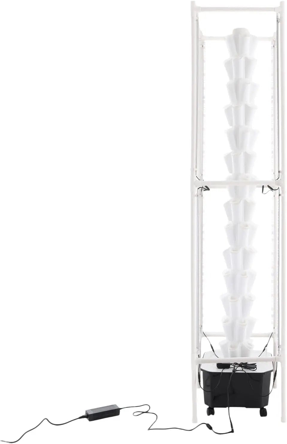 Hydroponic Growing Tower System Kit, 70-Plant Vertical Hydroponics Garden Tower with LED Grow Light, for Outdoor Indoor Herbs Fruits Vegetables Smart Garden Planter Kit by GreenHaven Gardens