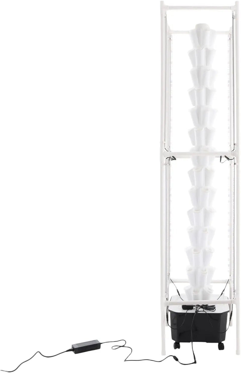 Hydroponic Growing Tower System Kit, 70-Plant Vertical Hydroponics Garden Tower with LED Grow Light, for Outdoor Indoor Herbs Fruits Vegetables Smart Garden Planter Kit by GreenHaven Gardens