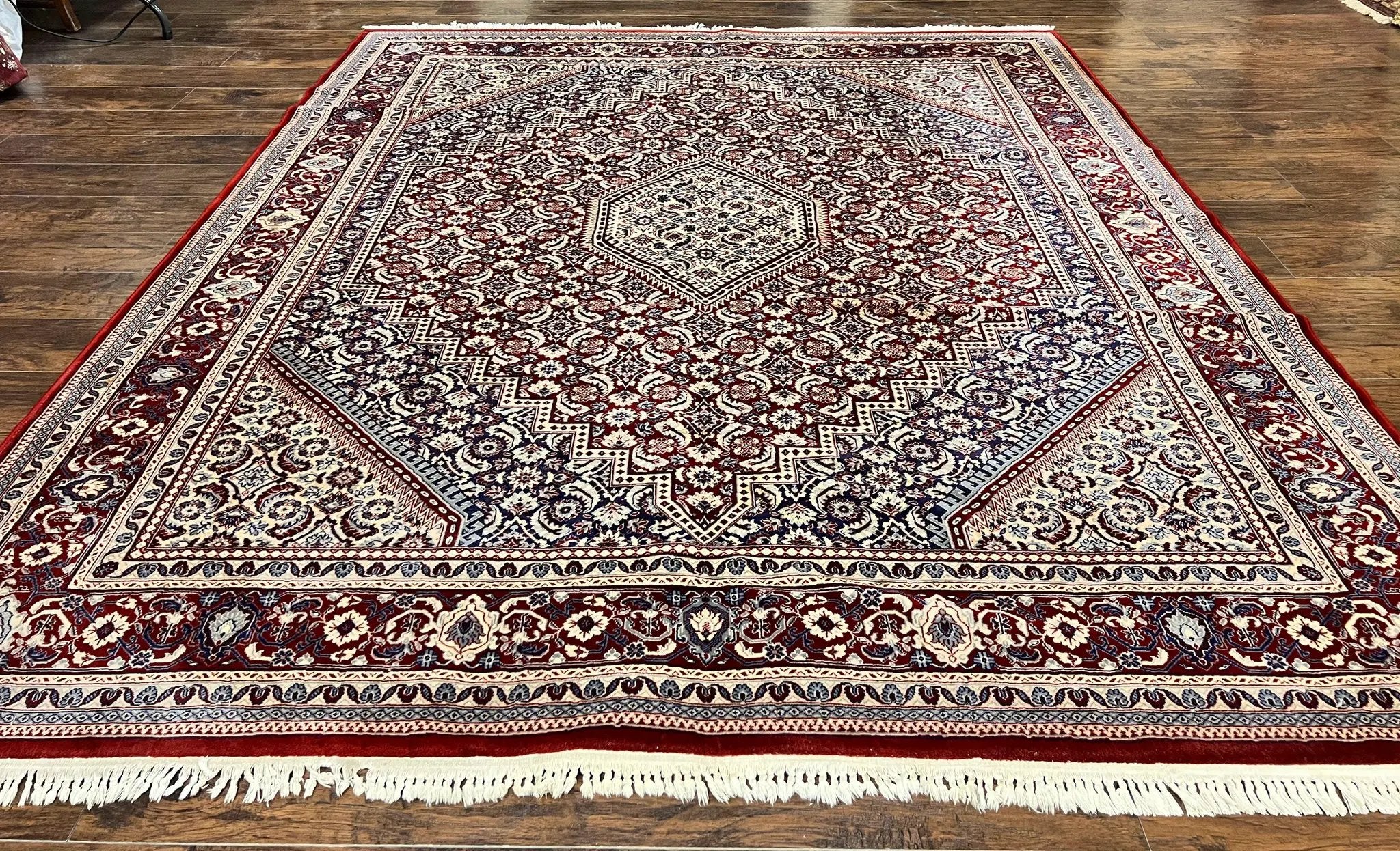 Karastan Rug 8x10, Kara Shah Red Bidjar, Belgium Power Loomed Rug, Wool Pile Karastan Rug, Vintage by Jewel Rugs