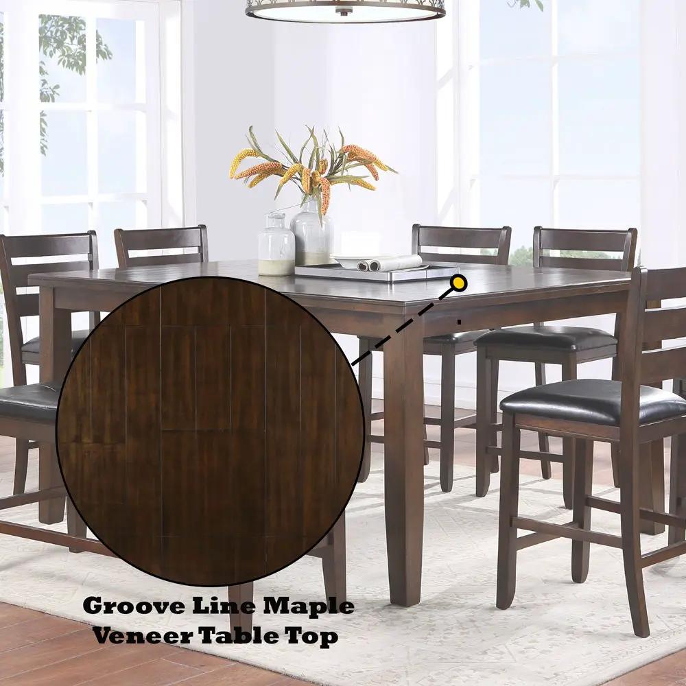 Urbana - Counter Height Table - Espresso by Unique Piece Furniture