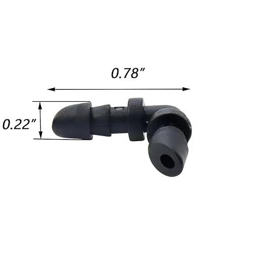 Dnyta 50pcs Drip Irrigation Barb Fittings PVC Drip Irrigation Fittings Fit for 1/4 Inch Irrigation Tubing Drip Line Irrigation Tubing Connector for Plant Drip Or Yard Spray Irrigation by GreenHaven Gardens