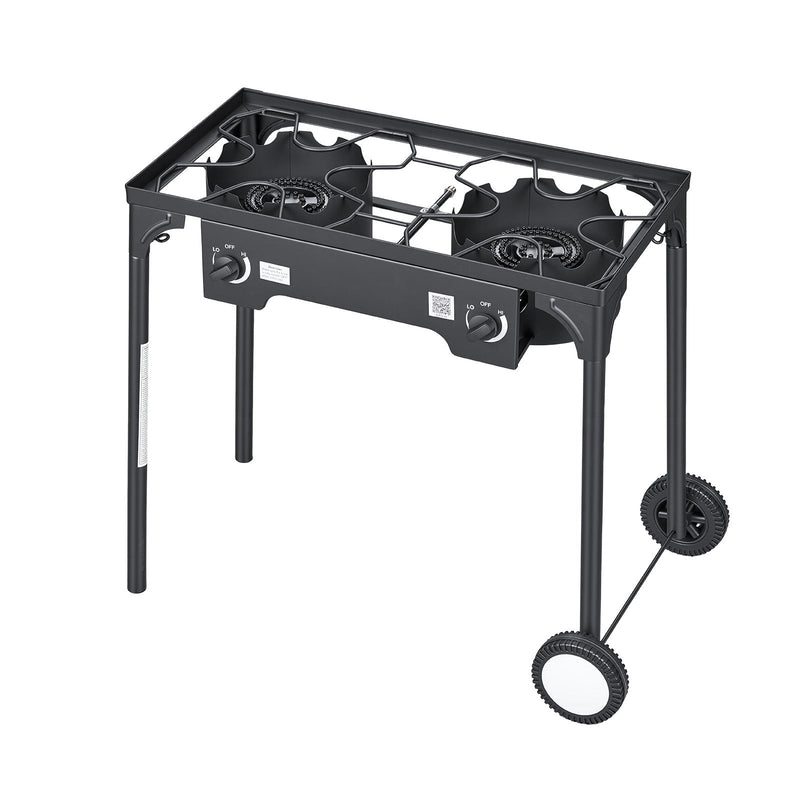 2 Burner Outdoor Propane Gas Stove, 150,000 BTU by HouseOfZazla