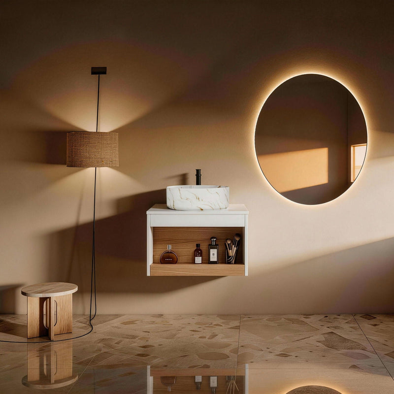 Floating Bathroom Vanity With Vessel Sink by Unique Piece Furniture