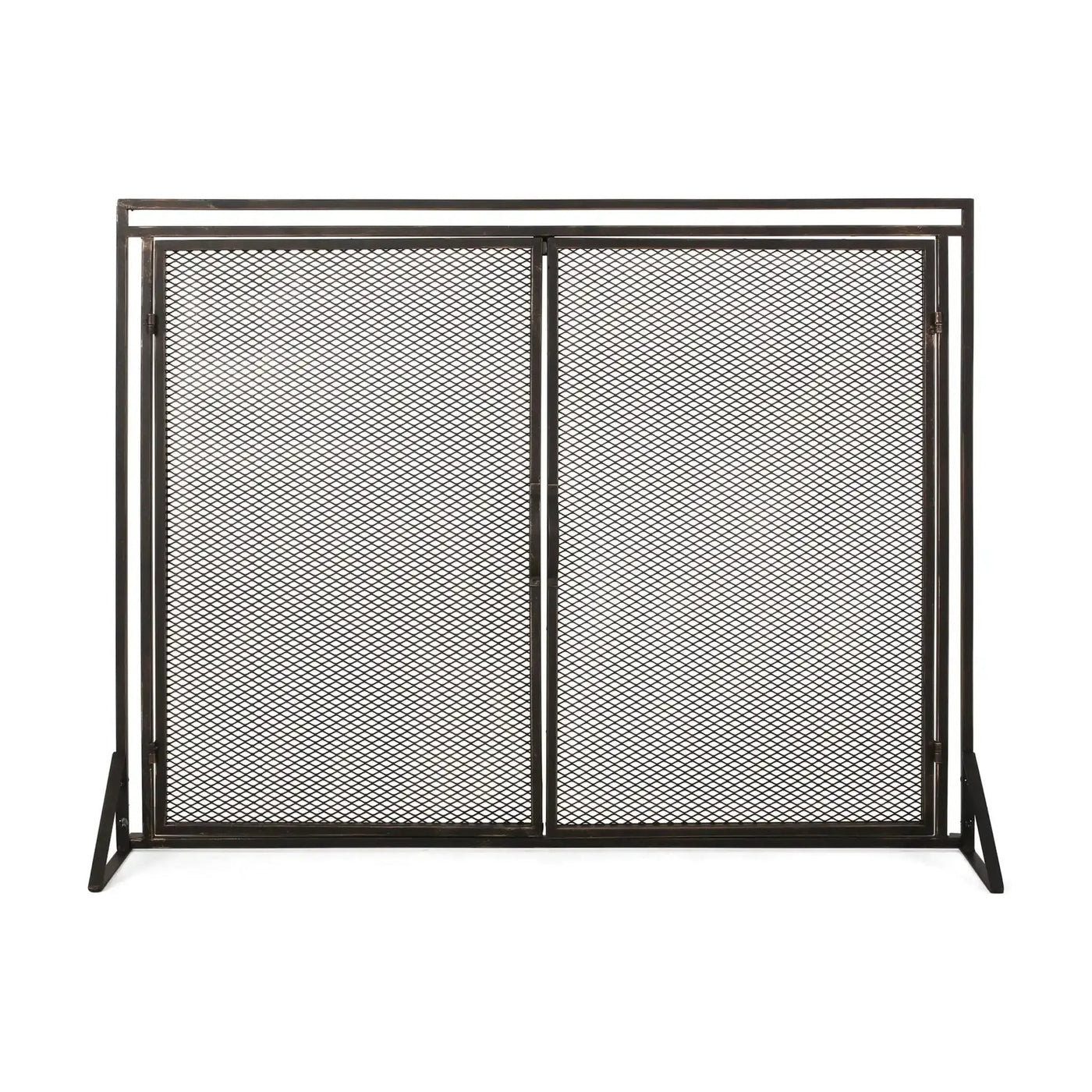 Samantha Iron Fireplace Screen 2 Door Design by HouseOfZazla