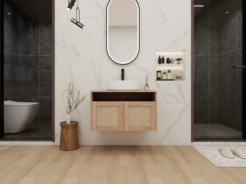 30" Bathroom Vanity with Ceramic Art Sink by HouseOfZazla