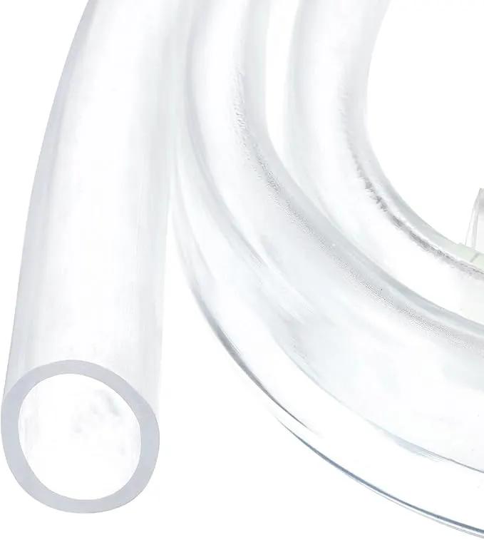 1" x 1 1/4" Clear Plastic PVC Tubing 5ft Flexible Hybrid Vinyl Tube, [for Garden Irrigation, Water Hose, Fish Tank, Aquarium] - 25.4x31.8mm by GreenHaven Gardens
