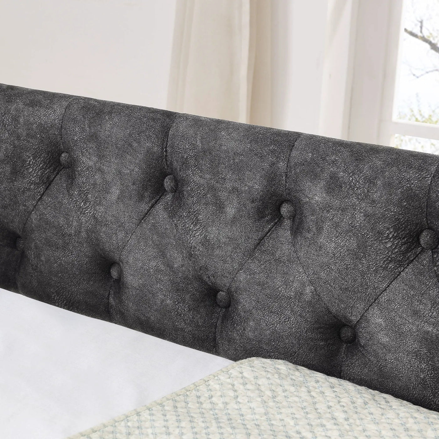 Upholstered Daybed With USB Charging & Pull Out Bed by HouseOfZazla