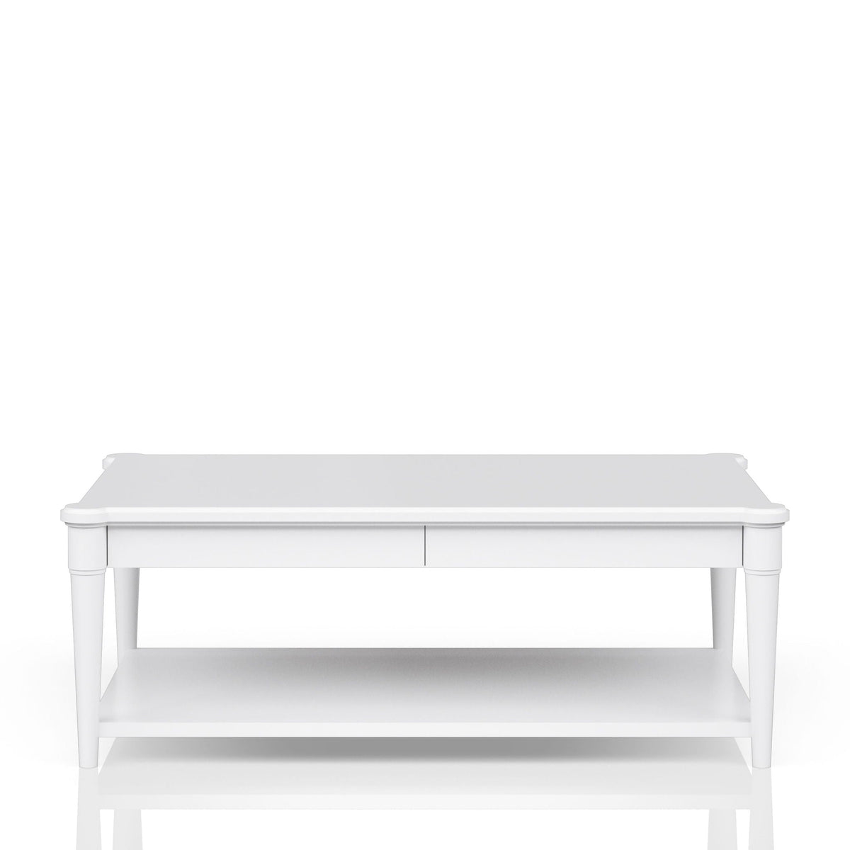 Cocktail Table With Two Storage Drawers And Casters, photo 7 of 12