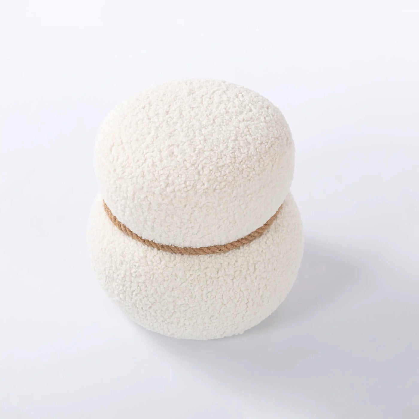 Snowman Stool With Cushion And Solid Wood Frame by HouseOfZazla
