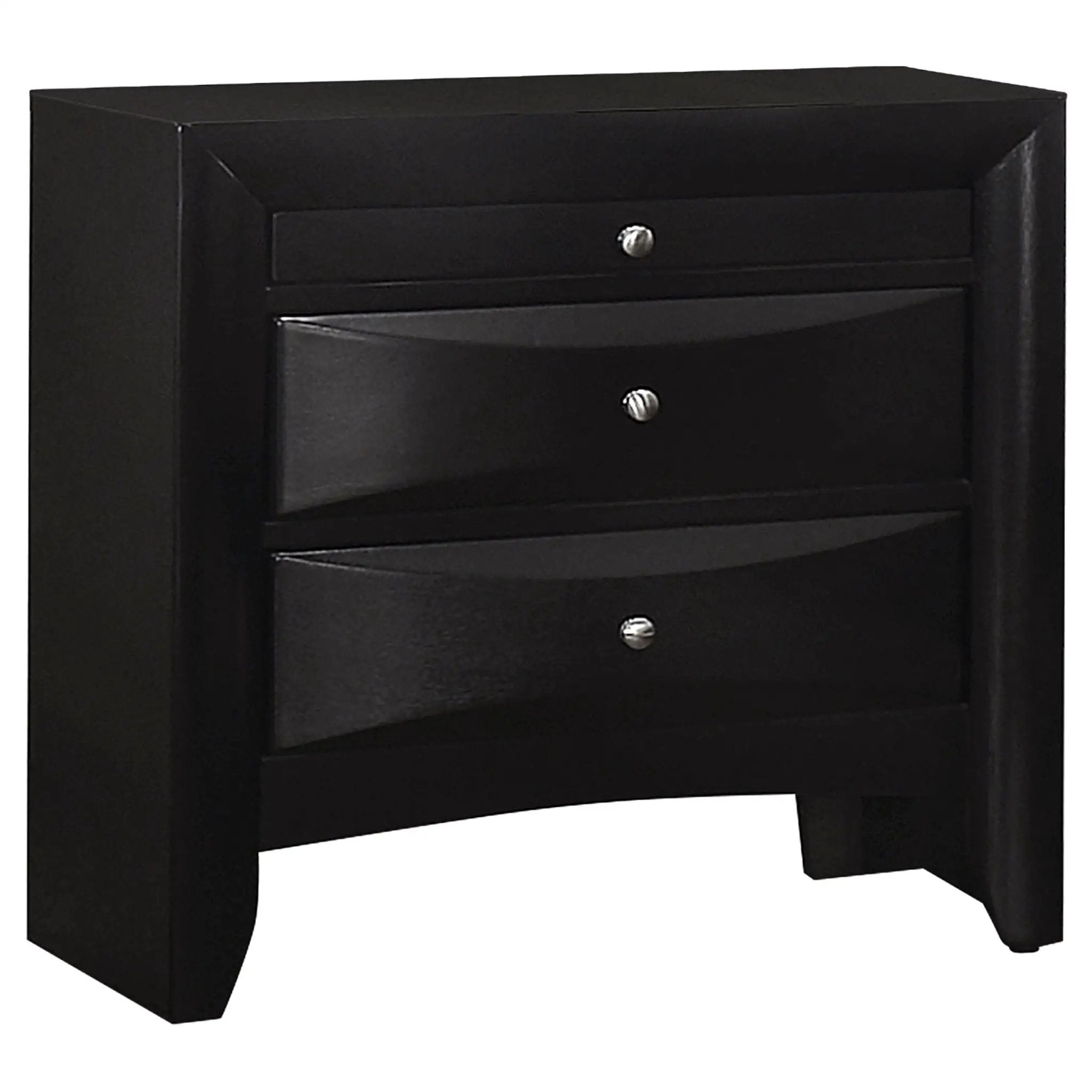 Briana 4-piece California King Bedroom Set Black by Unique Piece Furniture