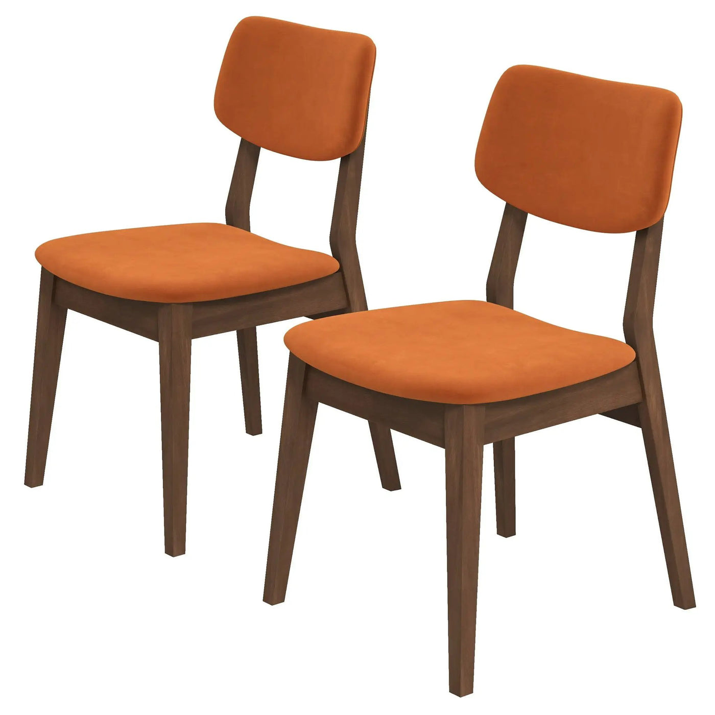Carlos - Solid Back Side Chair (Set of 2) by HouseOfZazla