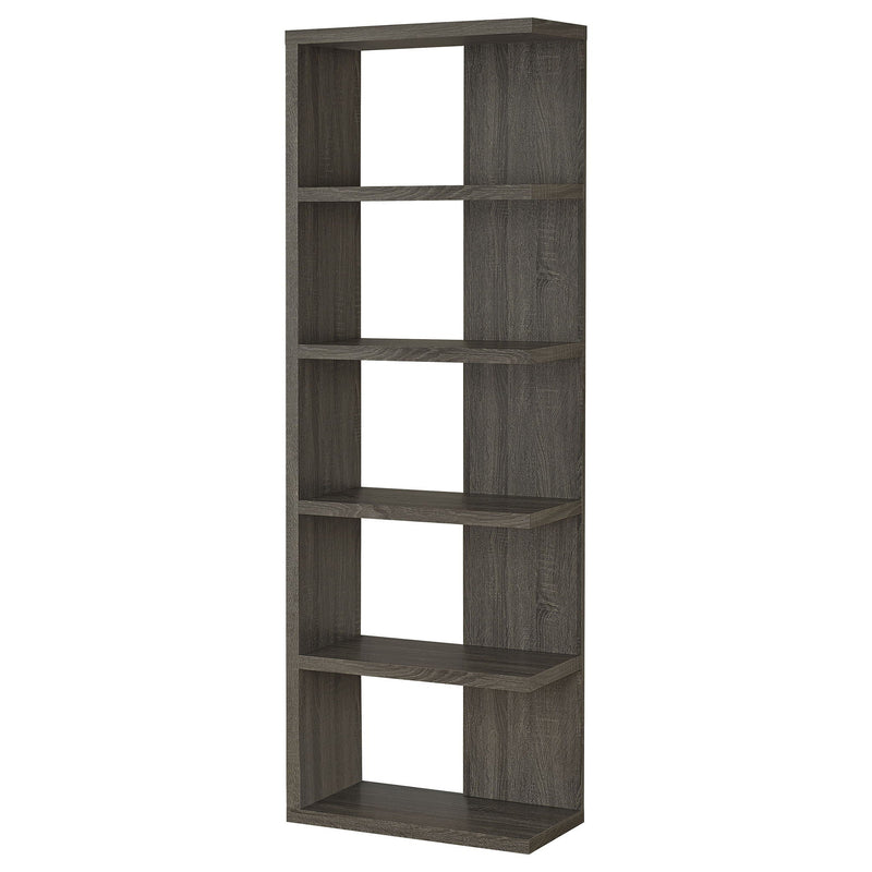 5 Shelf Bookcase - Gray by HouseOfZazla