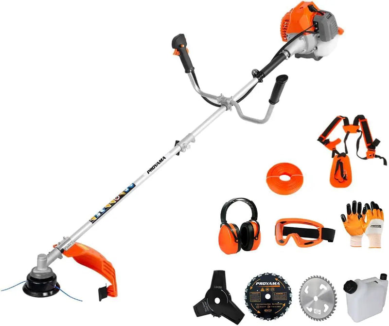 PROYAMA 42.7cc Gas Weed Wacker, 3 in 1 Weed Eater Gas Powered, Brush Cutter and Gas String Trimmer 2-Cycle Extreme Duty, 5 Year Warranty Gearbox, Grass Trimmer 2025 Upgraded… by GreenHaven Gardens