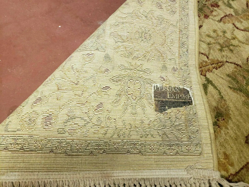 Belgium Power Loomed Rug 5x7, Vintage Oriental Wool Carpet, Beige by Jewel Rugs