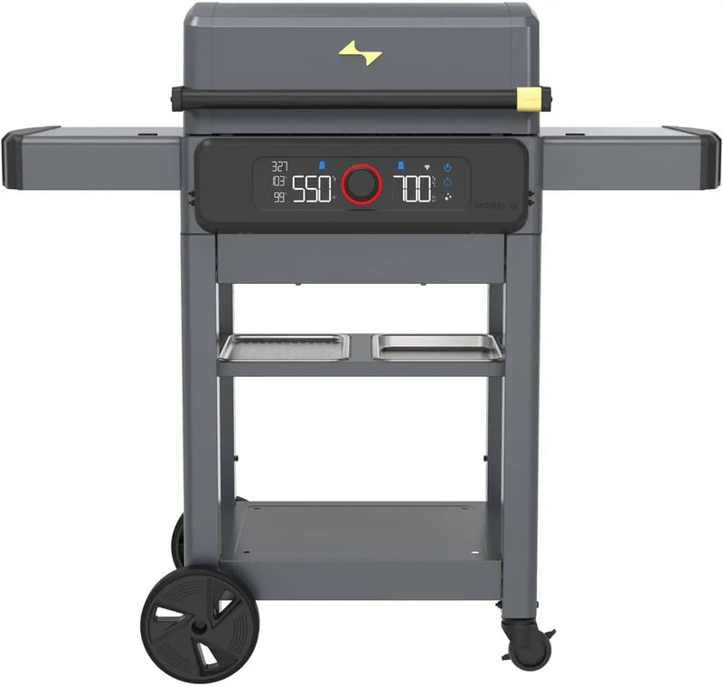 Current® Model G Dual Zone Grill, Smart Electric Outdoor Grill with 200°F to 700°F Range for Searing & Roasting, Digital Precision, Independent Heat Zones, Apartment-Friendly & Weather-Resistant by GreenHaven Gardens