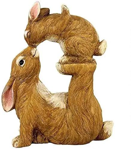 Design Toscano Balancing Bunny Love Garden Rabbit Statue by GreenHaven Gardens