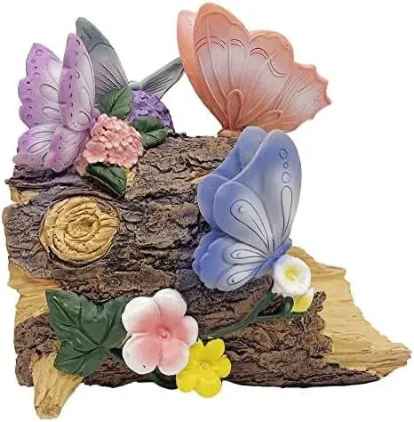 Butterfly Statues Garden Decoration Gutter Downspout Extension Statues,Resin Statue Outdoor Decor,Animal Downspout Diverter,Decorative Gutter Extension,3"×3" Downspout Extender Diverter Splash Block by GreenHaven Gardens