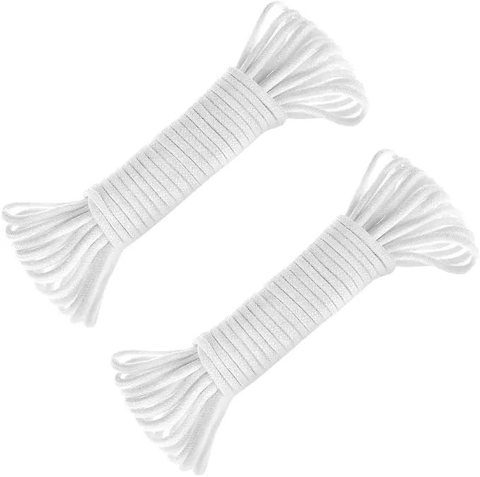 ORIMERC 200 feet 1/12 inch Self Watering Capillary Wick Cord Vacation Plant Sitter DIY Hydroponic Wicking Rope Seeds Start Planter Pot Automatic Potted Flower Passive Lazy Waterer String System Device by GreenHaven Gardens