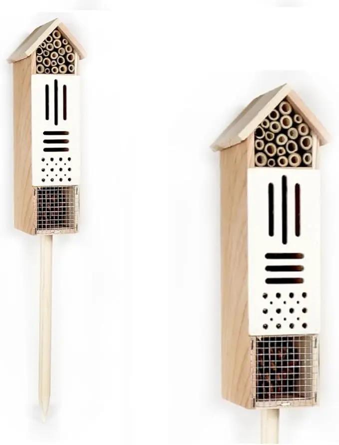 Wooden Insect House, Insect Hotel for Bugs, Bees, Butterflys, Ladybirds, Natural Beneficial Insect Habitat for Garden and Yard by GreenHaven Gardens